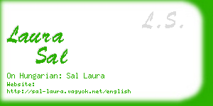 laura sal business card